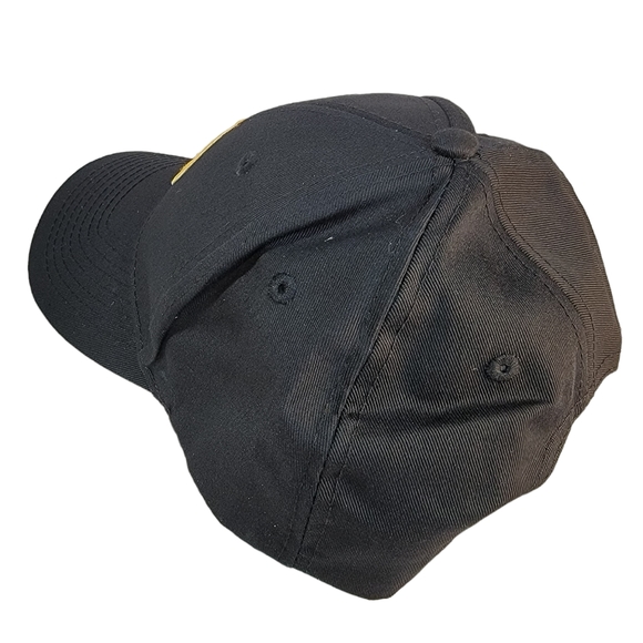 Black Baseball Cap Cursive "A" Hat Men's OS - Picture 4 of 11